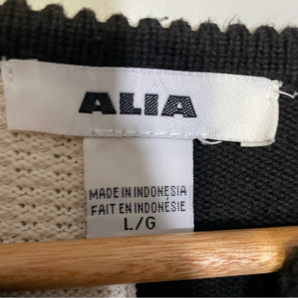 Vintage ALIA Cardigan -‎ Size Large - Picture 5 of 8